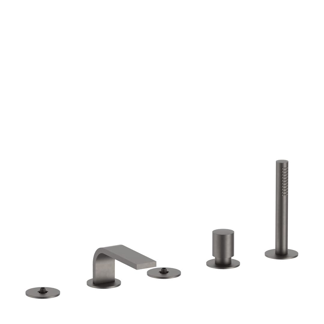 Fantini Venezia – Μπαταρία Μπανιέρας Πάγκου – Matt Gun Metal PVD (29P5N565S)