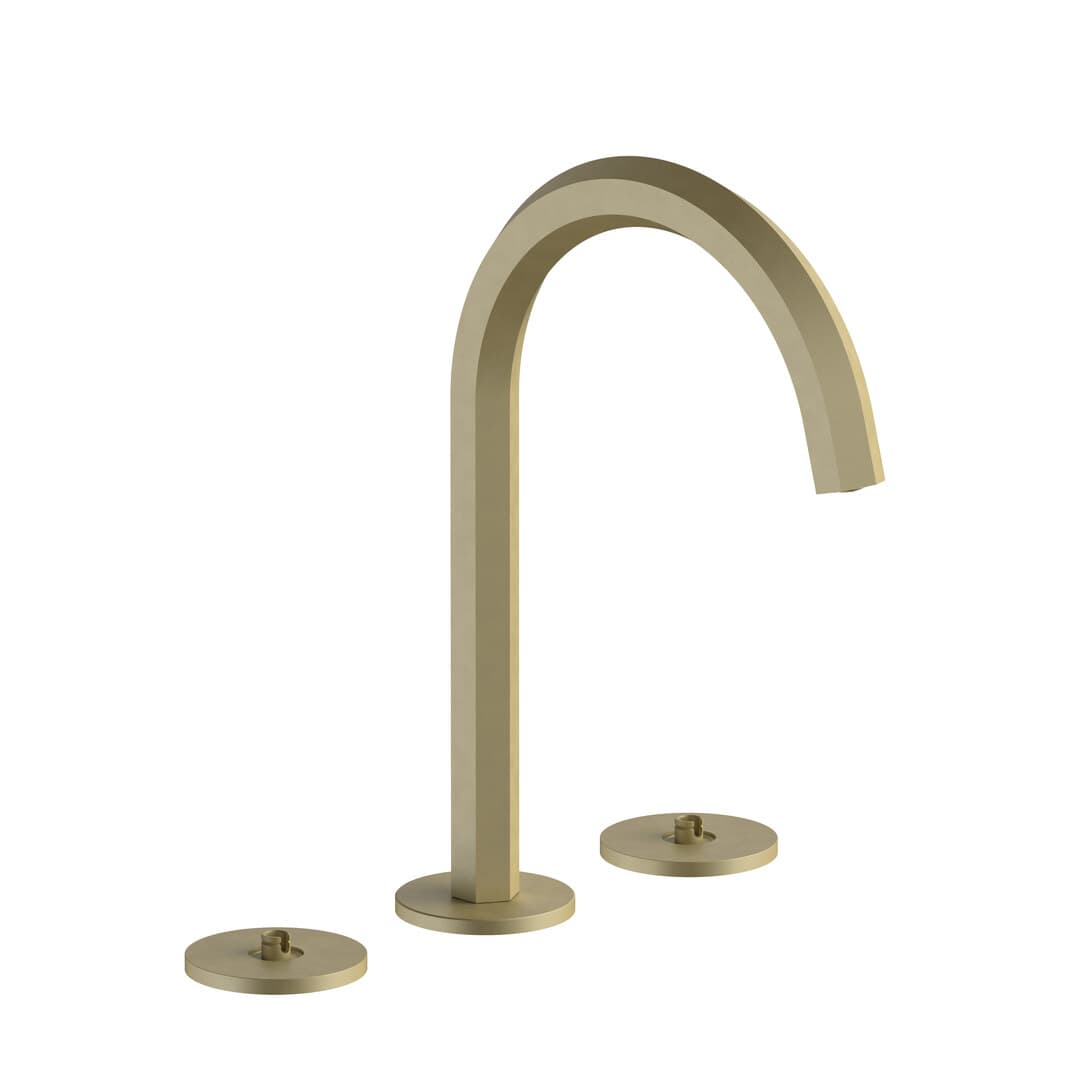 Fantini Venezia By Venini – Μπαταρία Νιπτήρα – Matt British Gold PVD (29P6S704S)