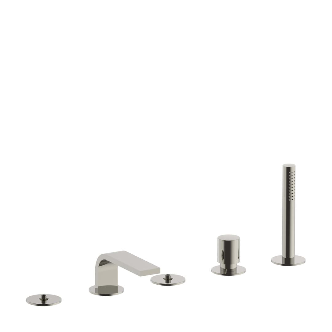 Fantini Venezia By Venini – Μπαταρία Λουτρού – Polished Nickel PVD (29P1S865S)