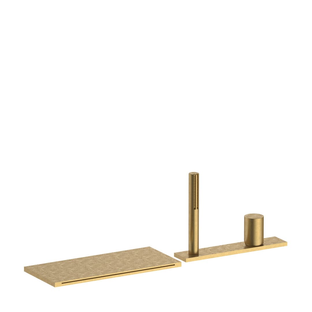 Fantini Milano – Μπαταρία Μπανιέρας Πάγκου – Pure Brass PVD (31Q73065)