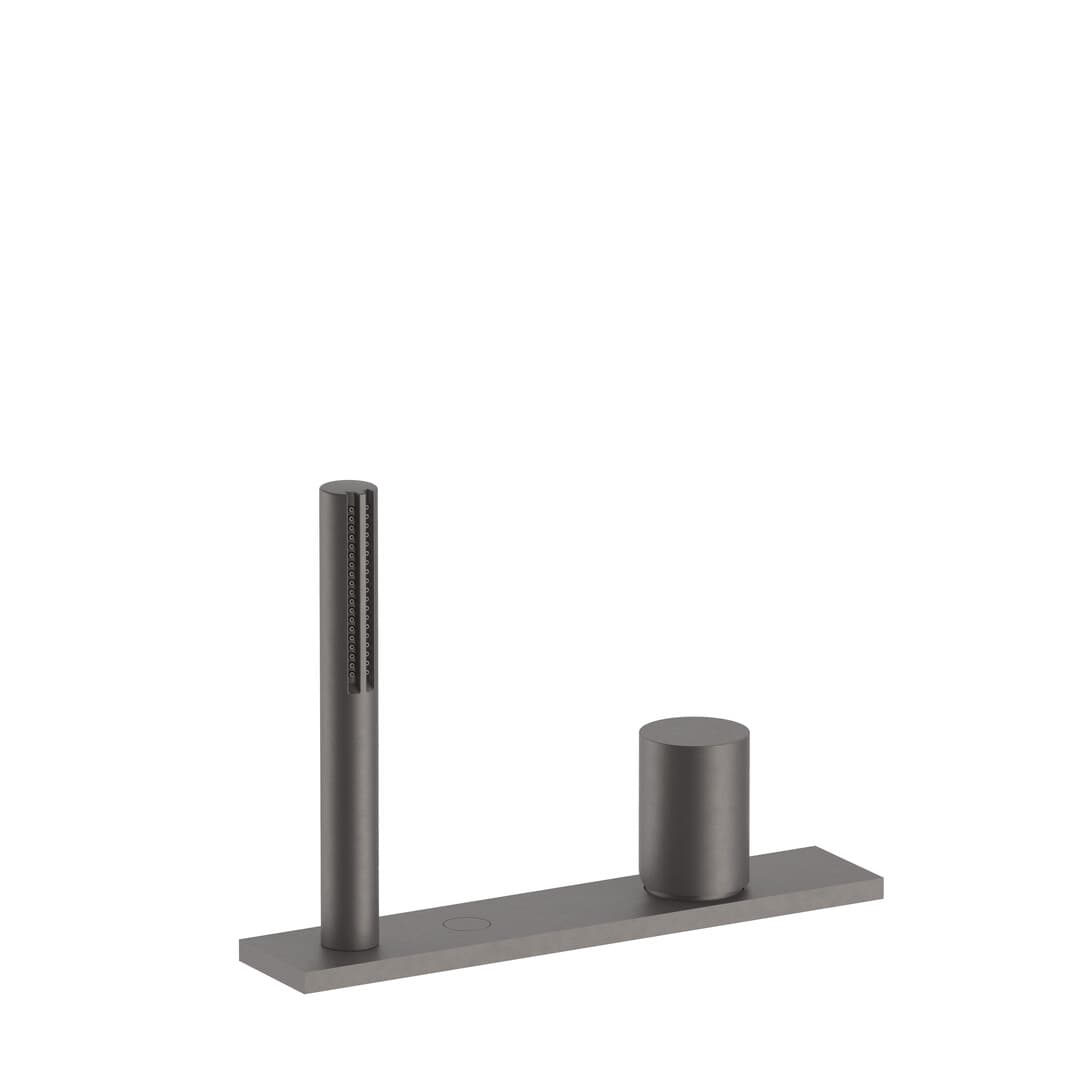 Fantini Milano – Μπαταρία Μπανιέρας Πάγκου – Matt Gun Metal PVD (31P53067)