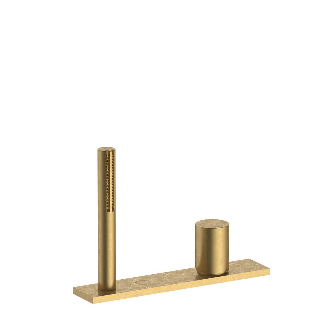 Fantini Milano – Μπαταρία Μπανιέρας Πάγκου – Pure Brass PVD (31Q73067)