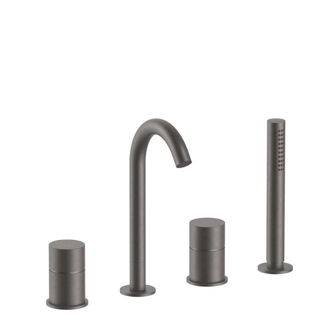 Fantini AA/27 – Μπαταρία Μπανιέρας – Matt Gun Metal PVD (33P5Y065)