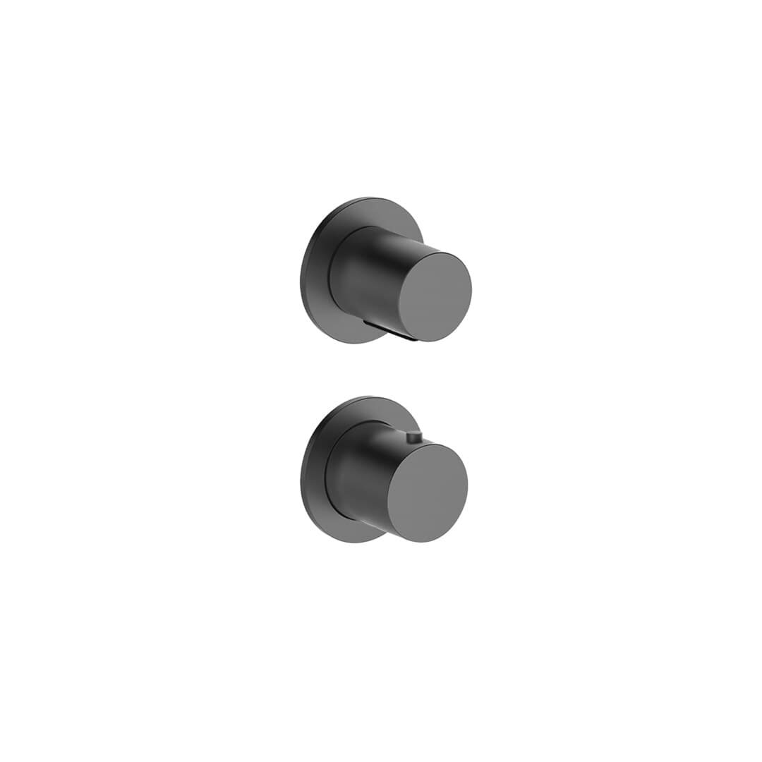Fantini AA/27 – Σετ Μπαταρίας Εντοιχισμού – Matt Gun Metal PVD (33P5Y123B4400M523A)