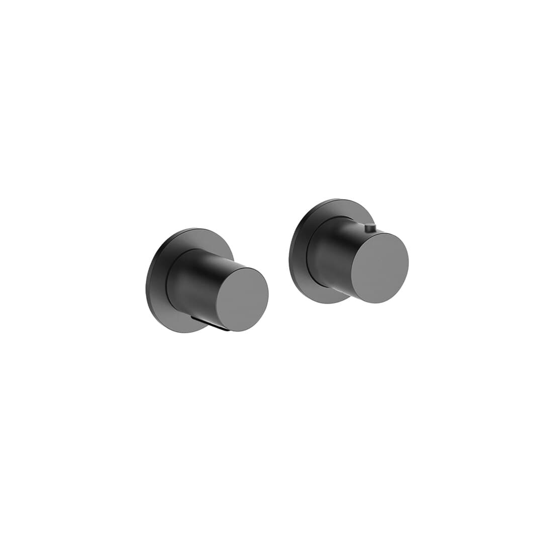 Fantini AA/27 – Σετ Μπαταρίας Εντοιχισμού – Matt Gun Metal PVD (33P5Y123B4400M623A)