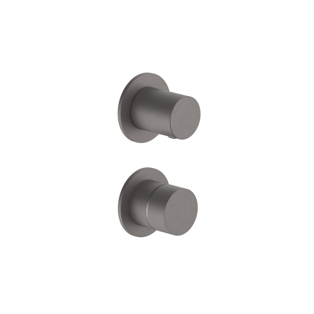 Fantini AA/27 – Σετ Μπαταρίας Εντοιχισμού – Matt Gun Metal PVD (33P5Y189B4400M587A)
