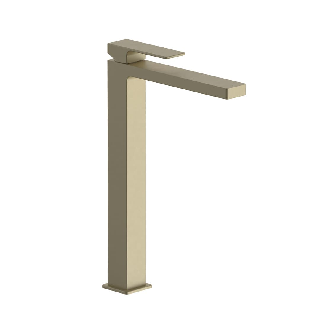 Fantini Mint – Μπαταρία Νιπτήρα Ψηλή – Matt British Gold PVD (34P6F006WF)