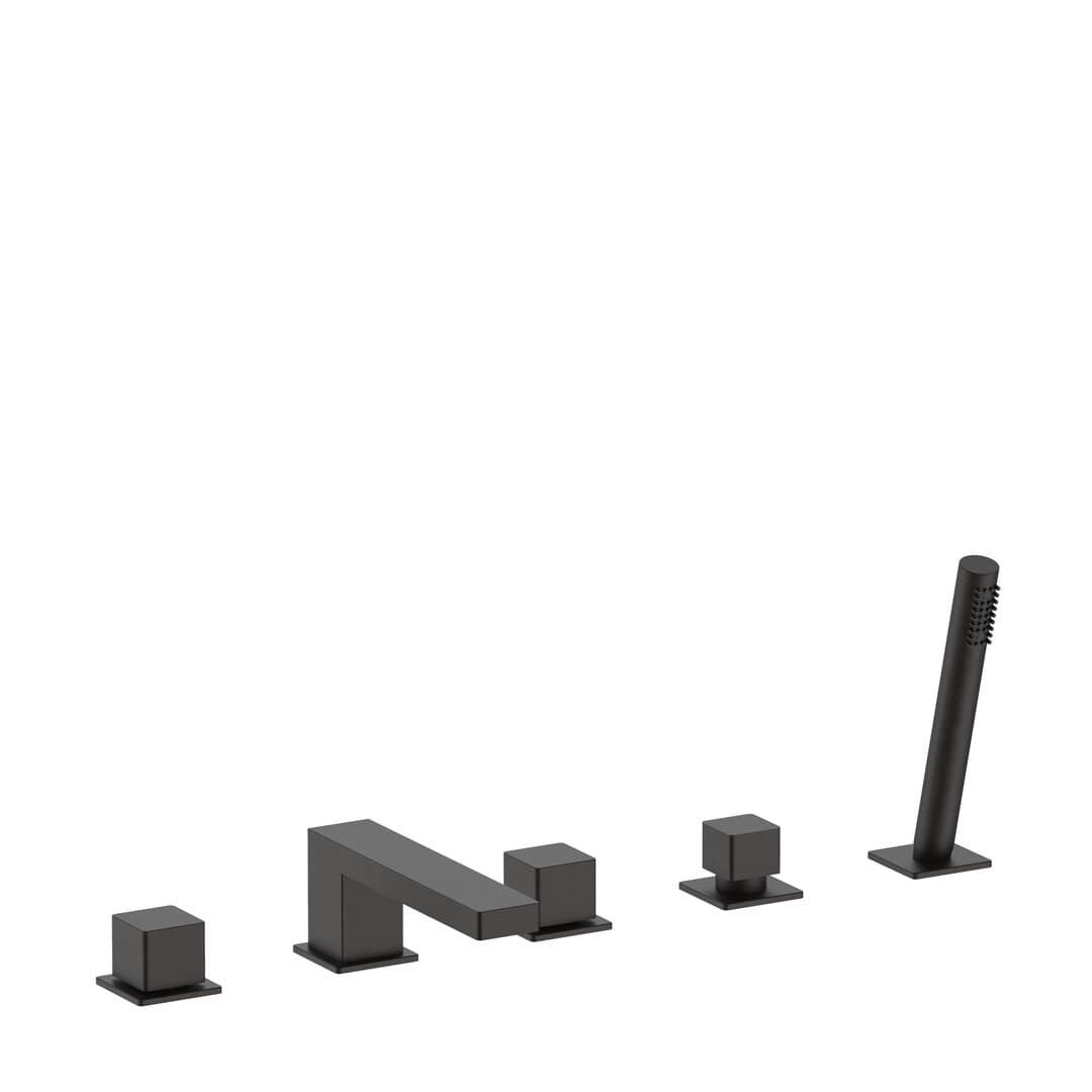 Fantini Mint – Μπαταρία Μπανιέρας Πάγκου – Deep Black PVD (34S1F165)