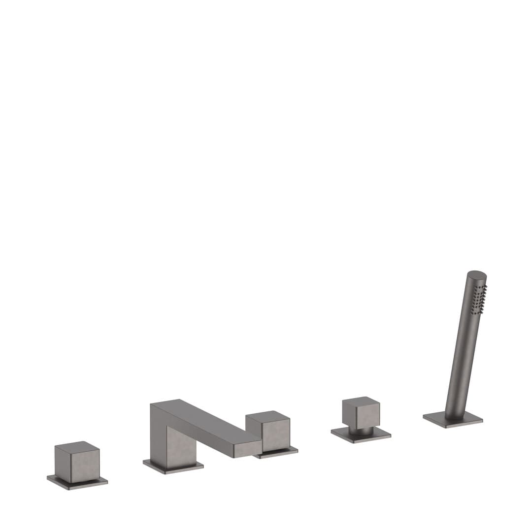 Fantini Mint – Μπαταρία Μπανιέρας Πάγκου – Matt Gun Metal PVD (34P5F165)