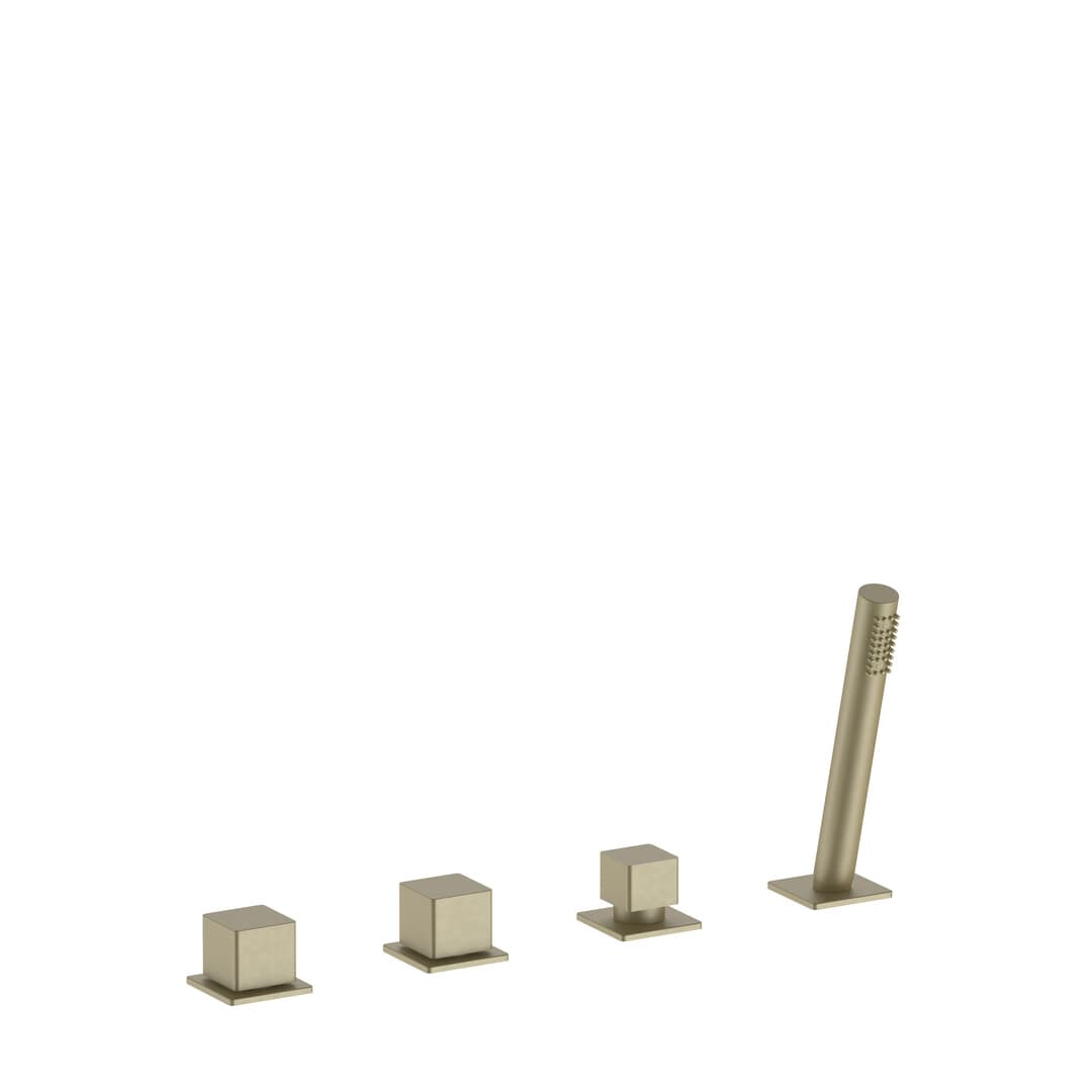 Fantini Mint – Μπαταρία Μπανιέρας Πάγκου – Matt British Gold PVD (34P6F167)