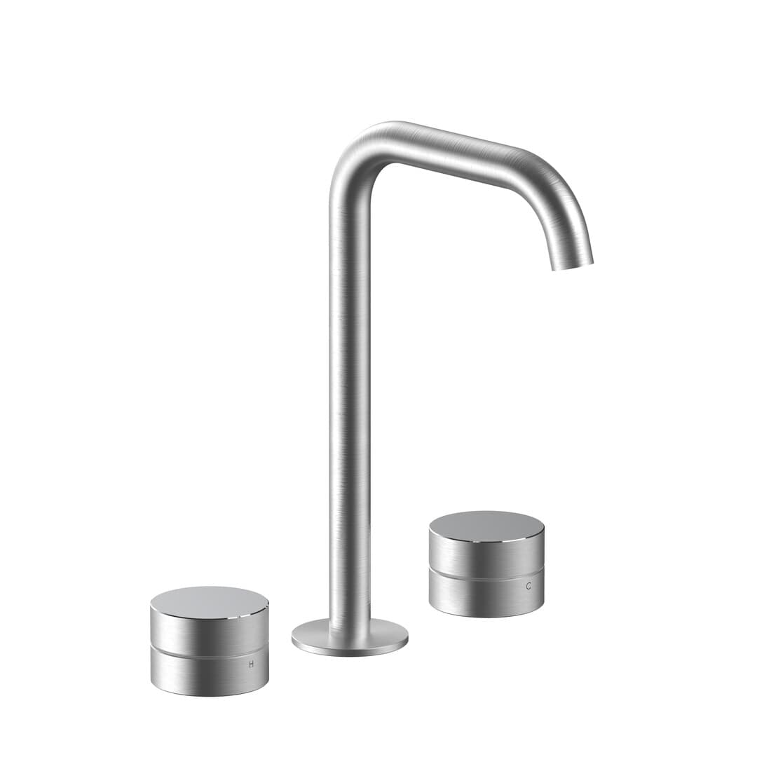 Fantini AC/ECLIPSE – Μπαταρία Νιπτήρα – Matt Gun Metal PVD (40P5L607W)