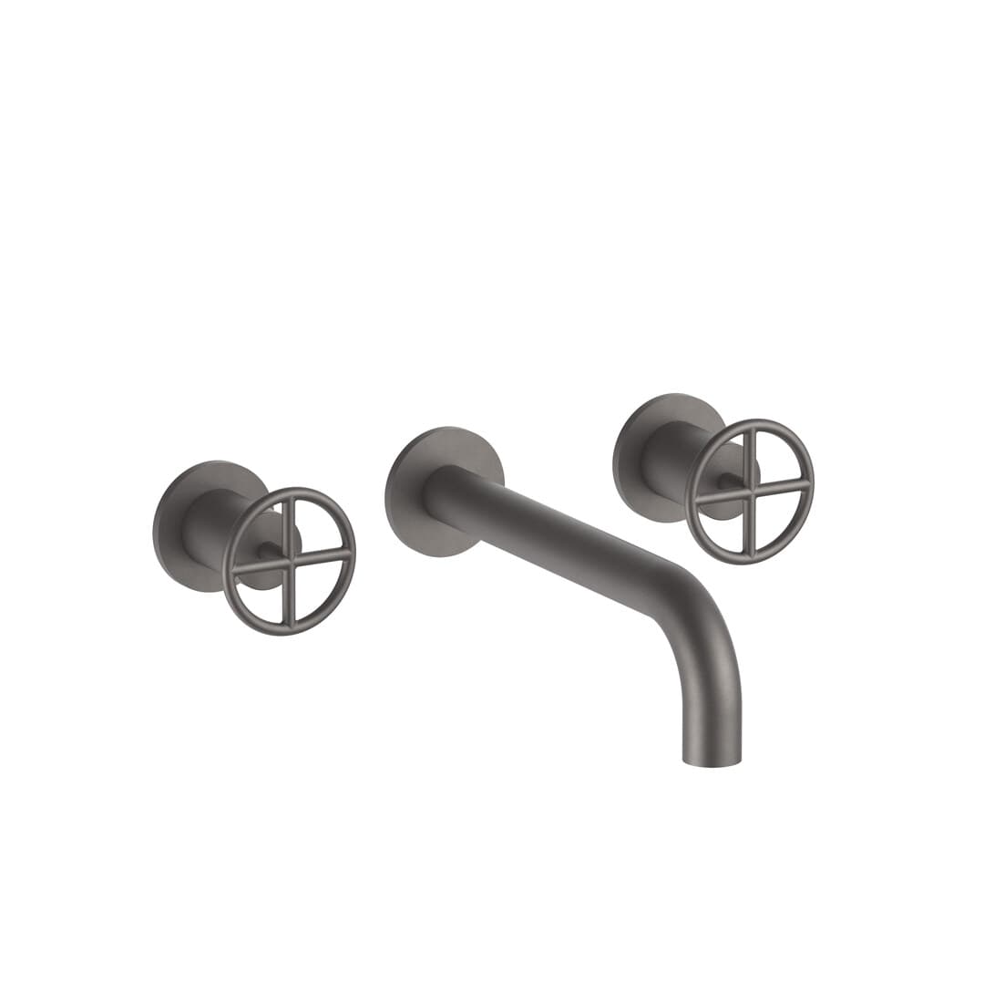 Fantini Fontane Bianche – Σετ Μπαταρίας Εντοιχισμού – Matt Gun Metal PVD (47P5P010B4400R010A)