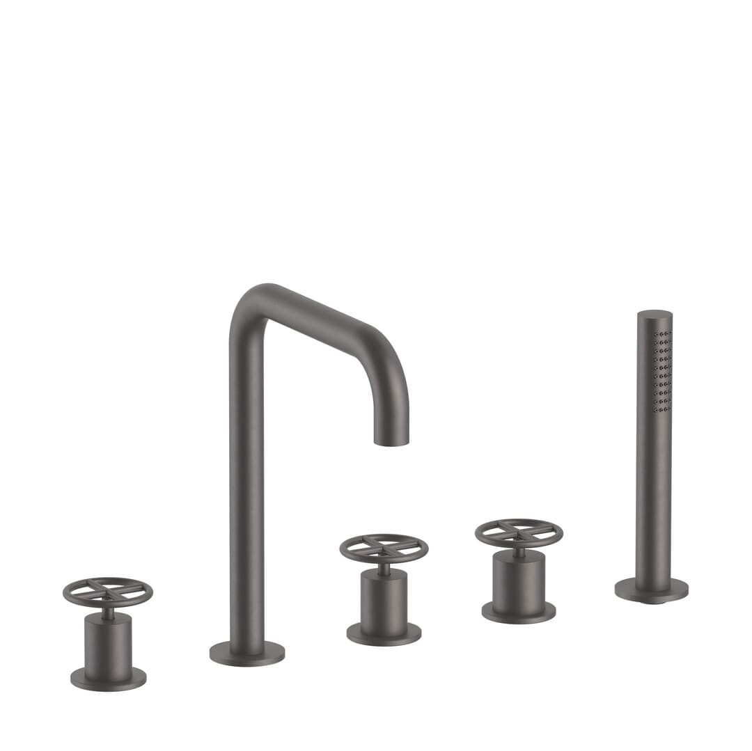 Fantini Fontane Bianche – Μπαταρία Λουτρού – Matt Gun Metal PVD (47P5P065)