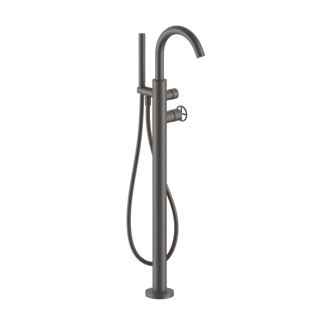 Fantini Fontane Bianche – Μπαταρία Λουτρού – Matt Gun Metal PVD (47P5P080B4400R080A)
