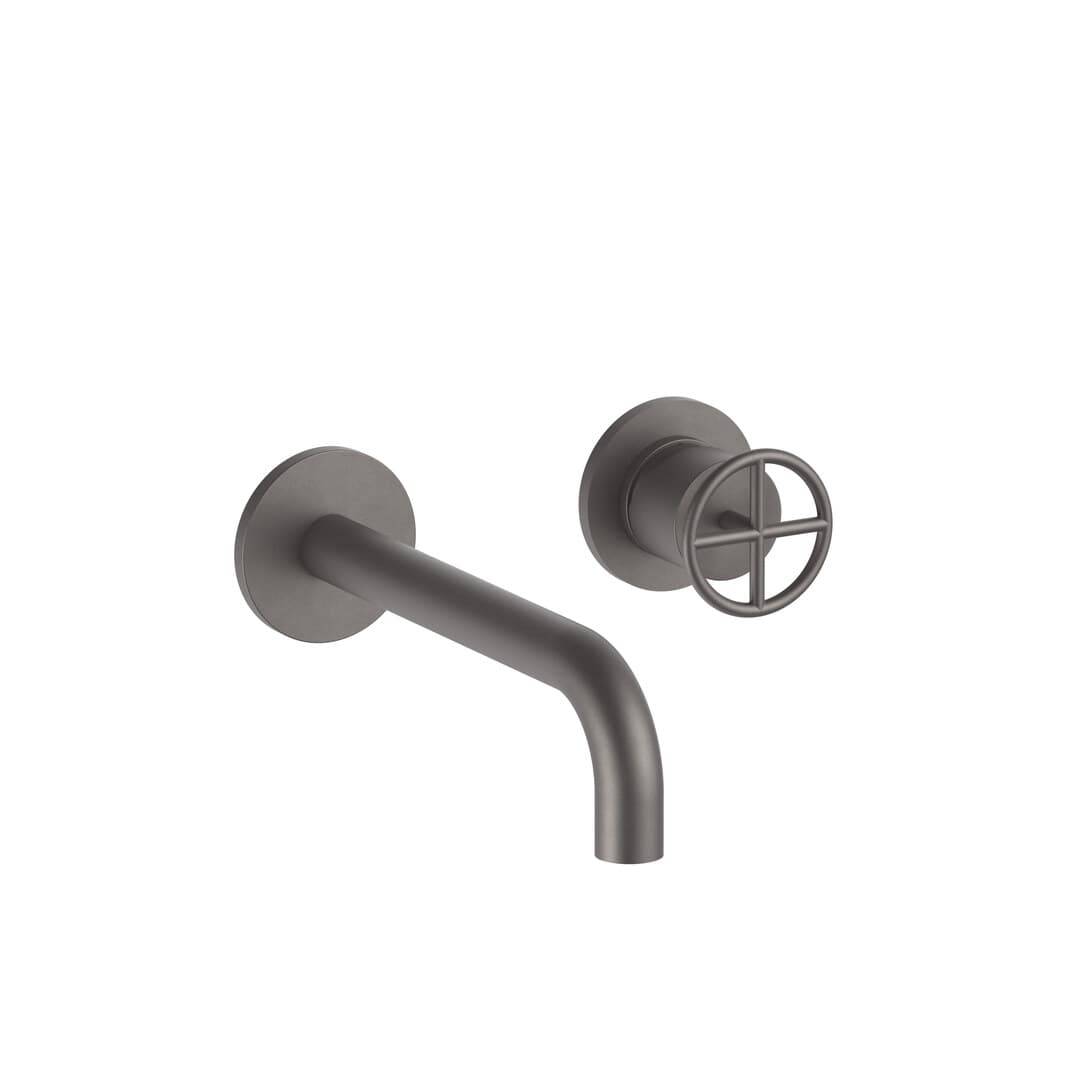 Fantini Fontane Bianche – Σετ Μπαταρίας Εντοιχισμού – Matt Gun Metal PVD (47P5P110B4400M011A)