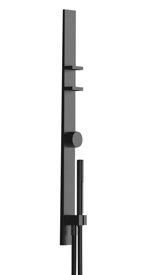 Fantini AK/25 – Σετ Μπαταρίας Εντοιχισμού – Matt Gun Metal PVD (48P5T302B4400T302A)