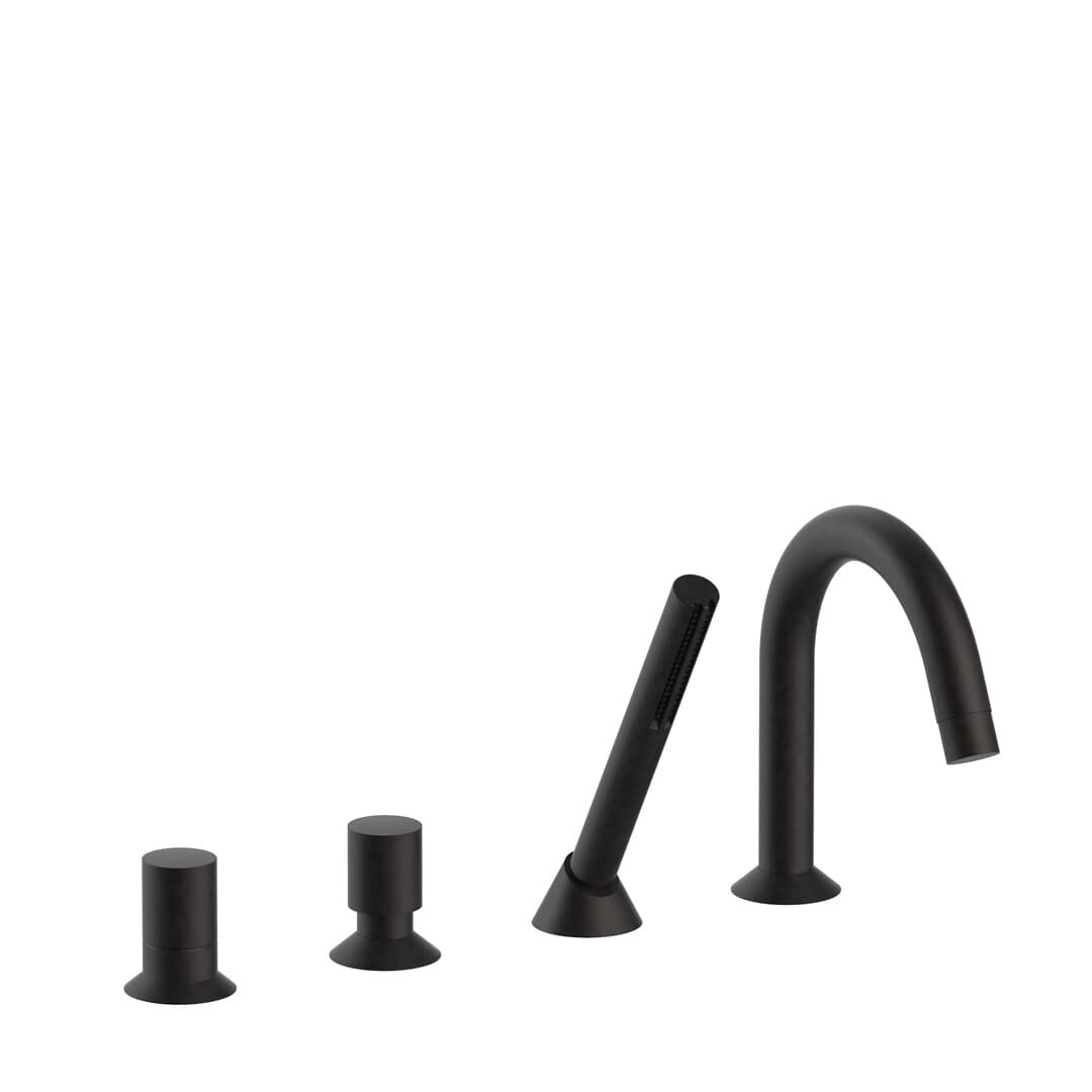 Fantini Nostromo – Μπαταρία Μπανιέρας Πάγκου – Deep Black PVD (50S11665)