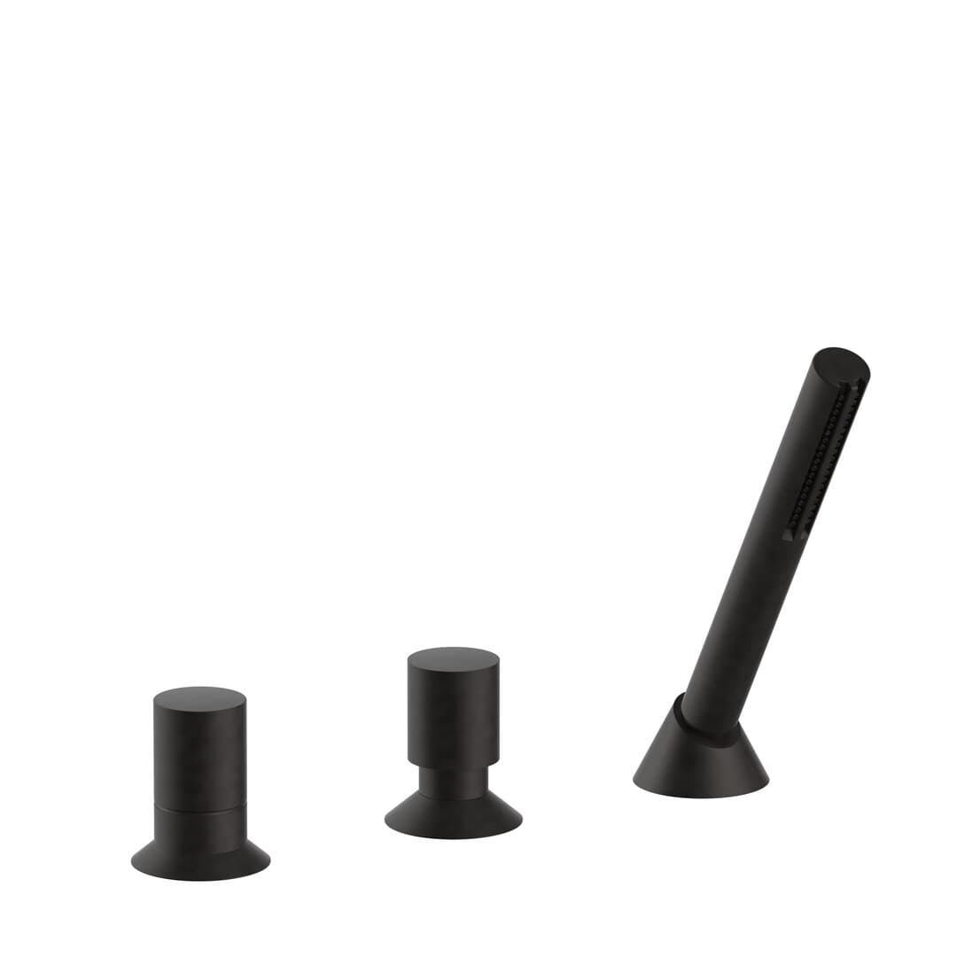 Fantini Nostromo – Μπαταρία Μπανιέρας Πάγκου – Deep Black PVD (50S11667)