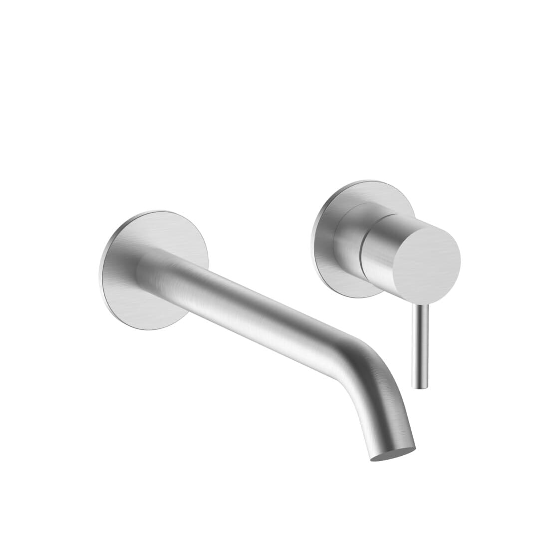 Fantini Nostromo – Μπαταρία Νιπτήρα Τοίχου – Brushed Stainless Steel (5093E809B)