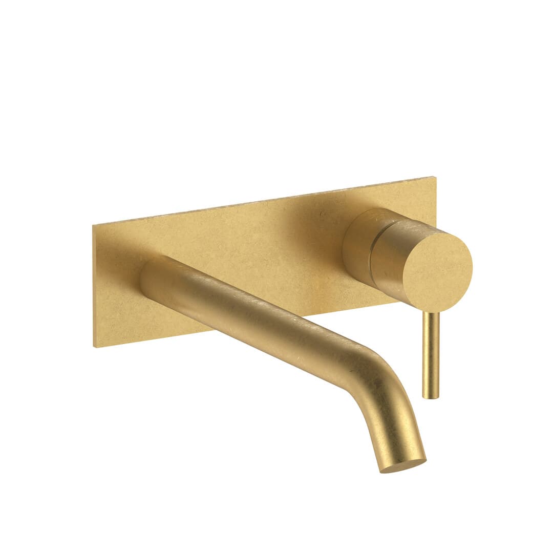 Fantini Nostromo – Μπαταρία Νιπτήρα Τοίχου – Pure Brass PVD (50Q7E813B)
