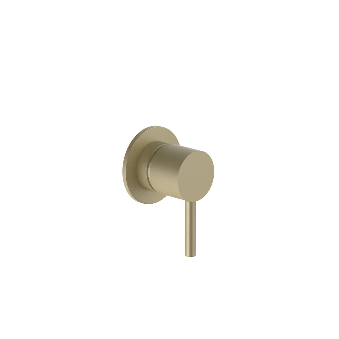 Fantini Nostromo – Μπαταρία Νιπτήρα Τοίχου – Matt British Gold PVD (50P6E863B)