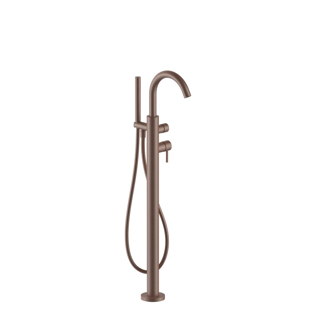Fantini Nostromo – Μπαταρία Μπανιέρας Δαπέδου – Matt Copper PVD (50P9E880B)