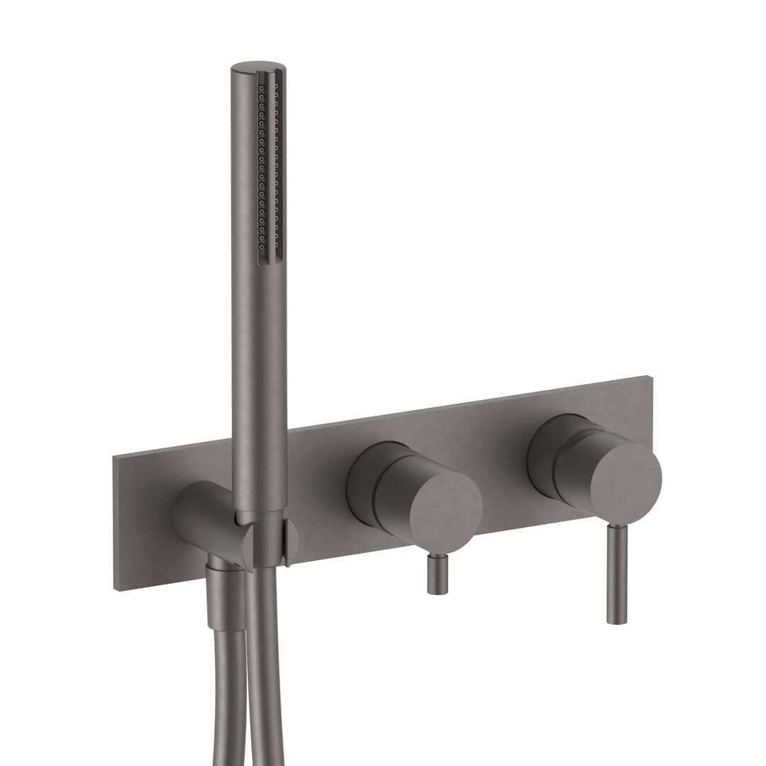 Fantini Nostromo – Μίκτης Ντους Εντοιχισμένος – Matt Gun Metal PVD (50P5E884B)