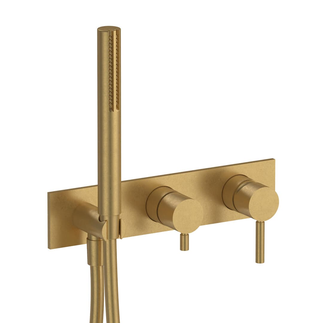 Fantini Nostromo – Μίκτης Ντους Εντοιχισμένος – Pure Brass PVD (50Q7E884B)