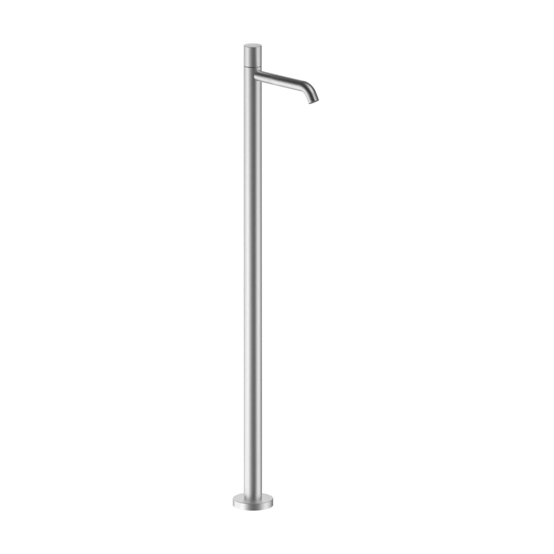 Fantini Nostromo – Μπαταρία Νιπτήρα Δαπέδου – Brushed Stainless Steel (5093E936B)