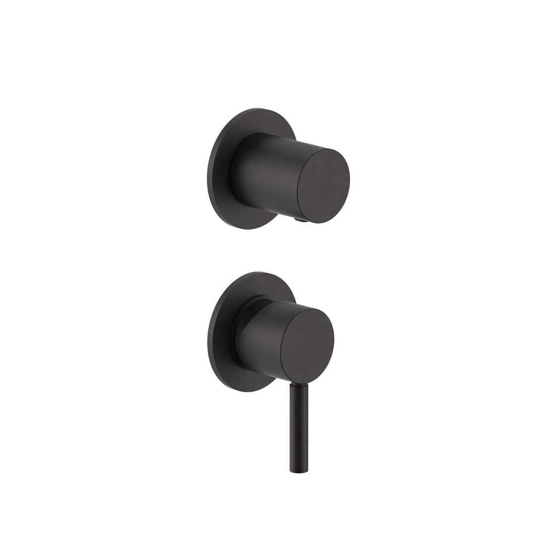 Fantini Nostromo – Μίκτης Ντους Εντοιχισμένος – Deep Black PVD (50S1G481B)