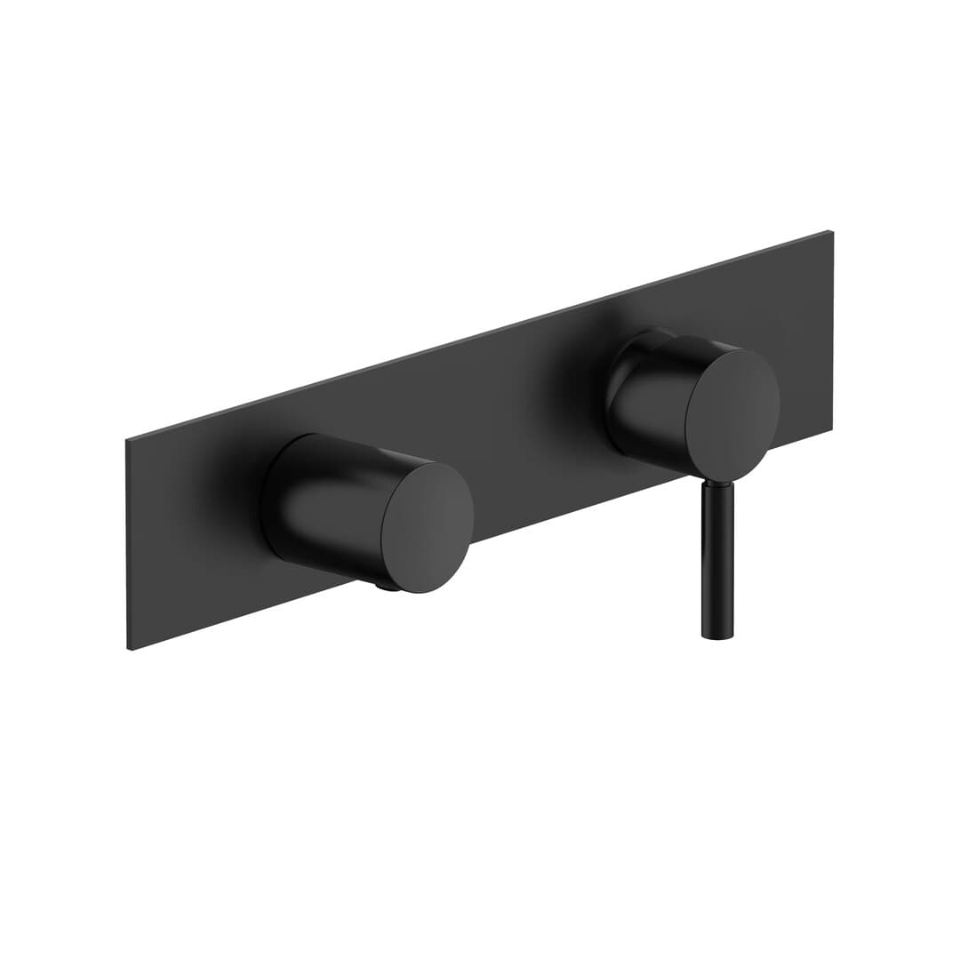 Fantini Nostromo – Μίκτης Ντους Εντοιχισμένος – Deep Black PVD (50S1G482B)