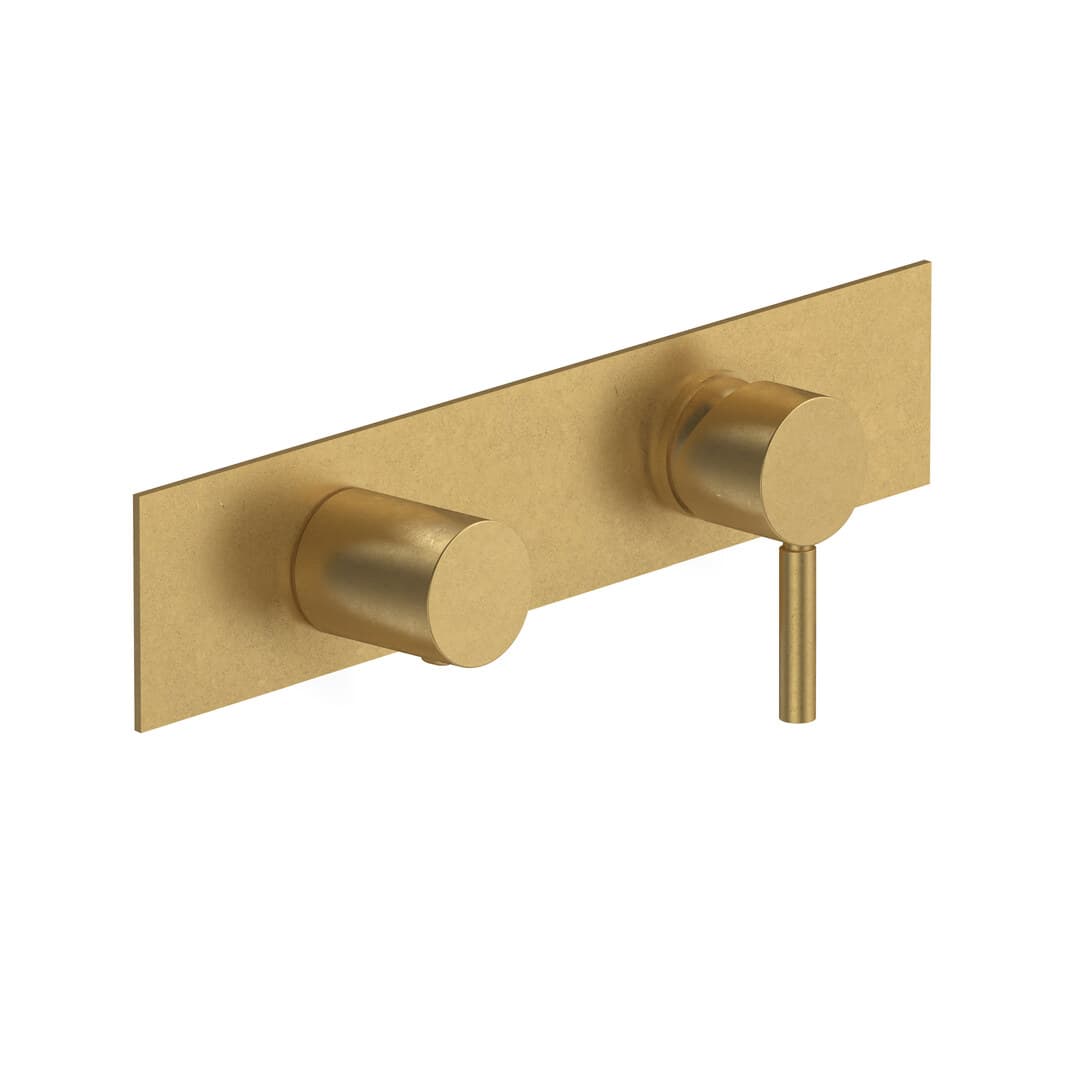 Fantini Nostromo – Μίκτης Ντους Εντοιχισμένος – Pure Brass PVD (50Q7G482B)