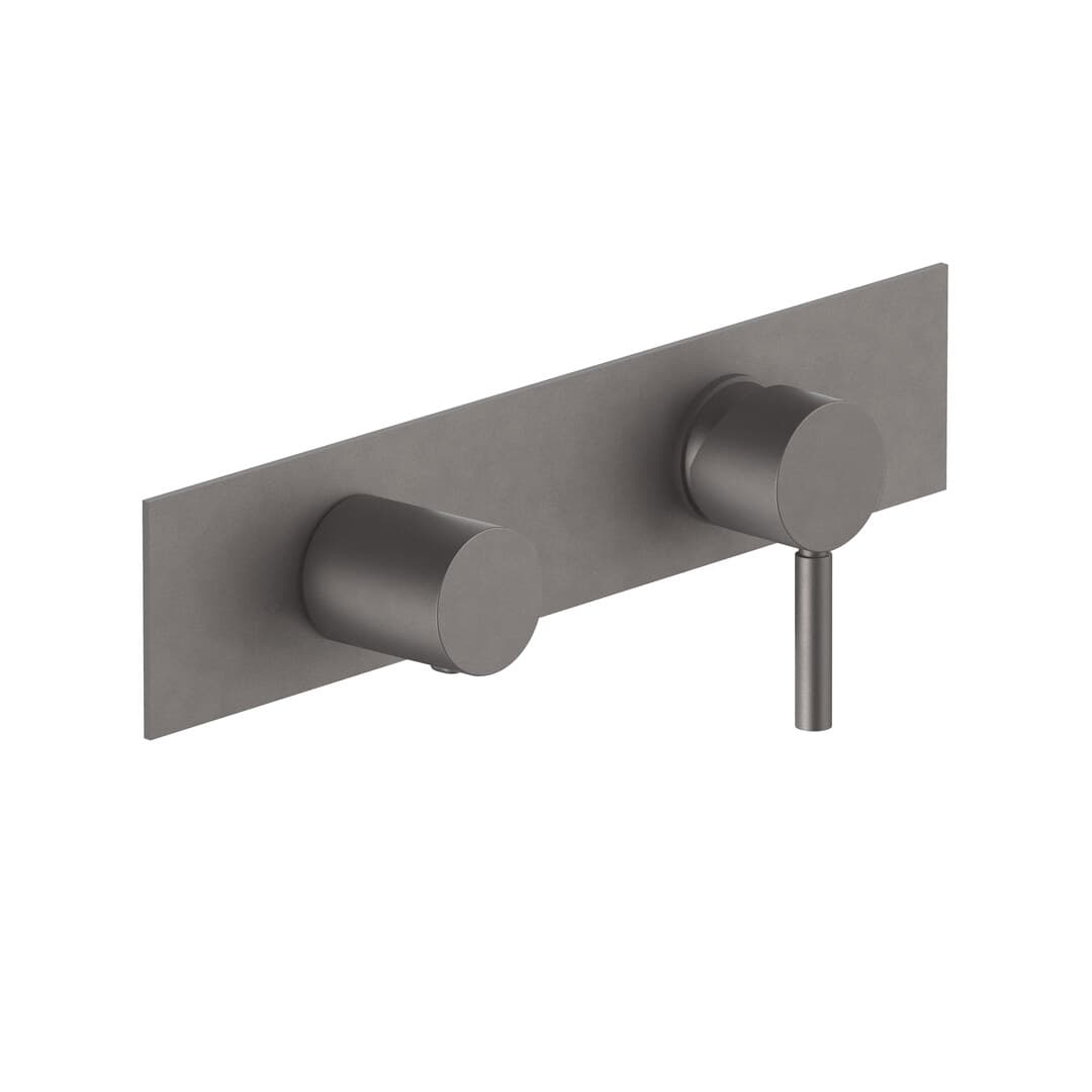 Fantini Nostromo – Μίκτης Ντους Εντοιχισμένος – Matt Gun Metal PVD (50P5G483B)