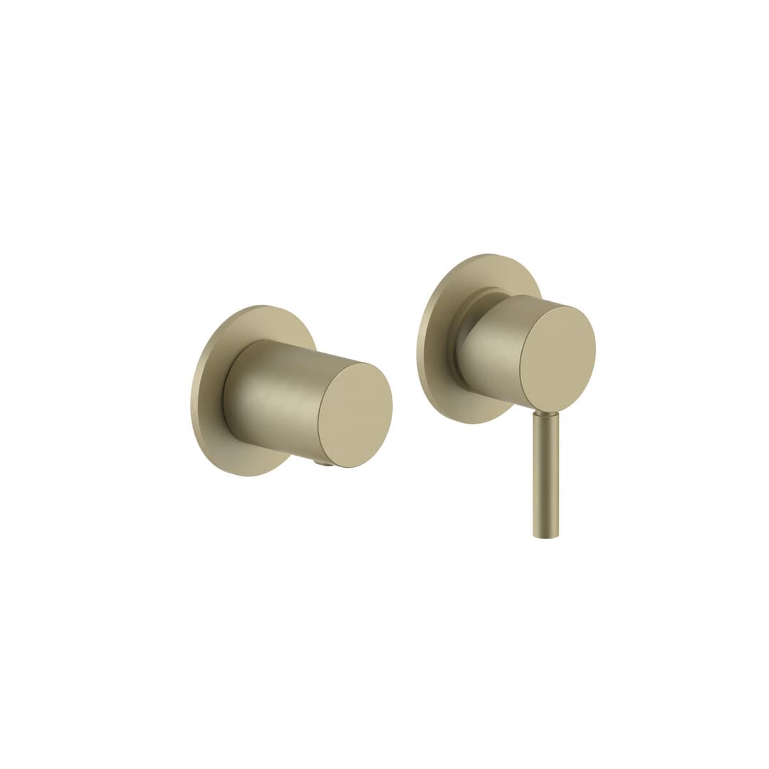Fantini Nostromo – Μίκτης Ντους Εντοιχισμένος – Matt British Gold PVD (50P6G489B)