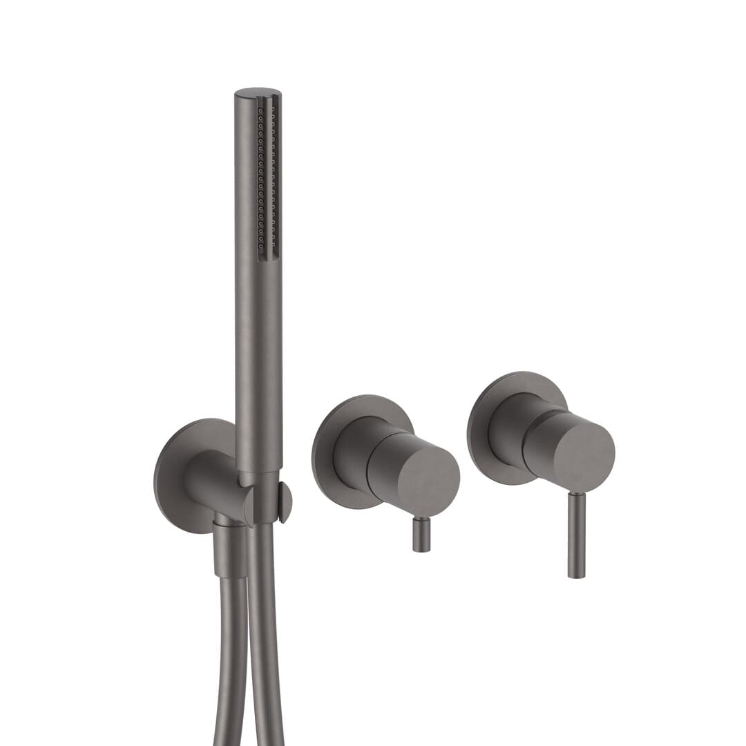 Fantini Nostromo – Μίκτης Ντους Εντοιχισμένος – Matt Gun Metal PVD (50P5M784B)