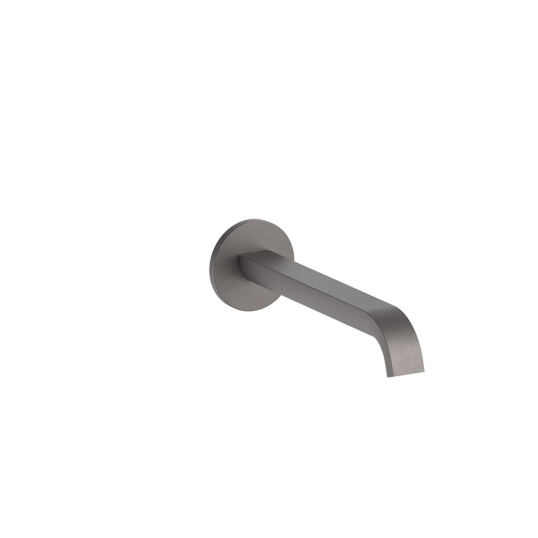 Fantini Icona Deco – Στόμιο Μπανιέρας Τοίχου – Matt Gun Metal PVD (53P58458)