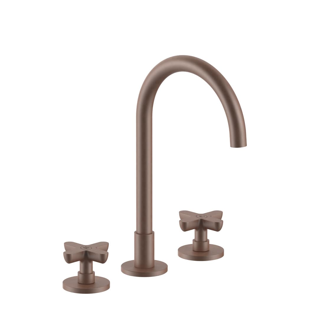 Fantini Icona Classic – Μπαταρία Νιπτήρα – Matt Copper PVD (53P9R007)