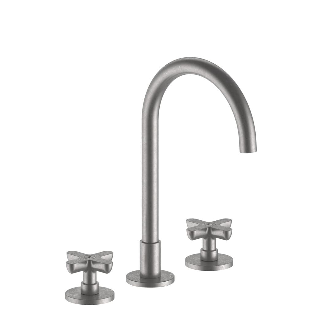 Fantini Icona Classic – Μπαταρία Νιπτήρα – Raw Metal PVD (53Q8R007)