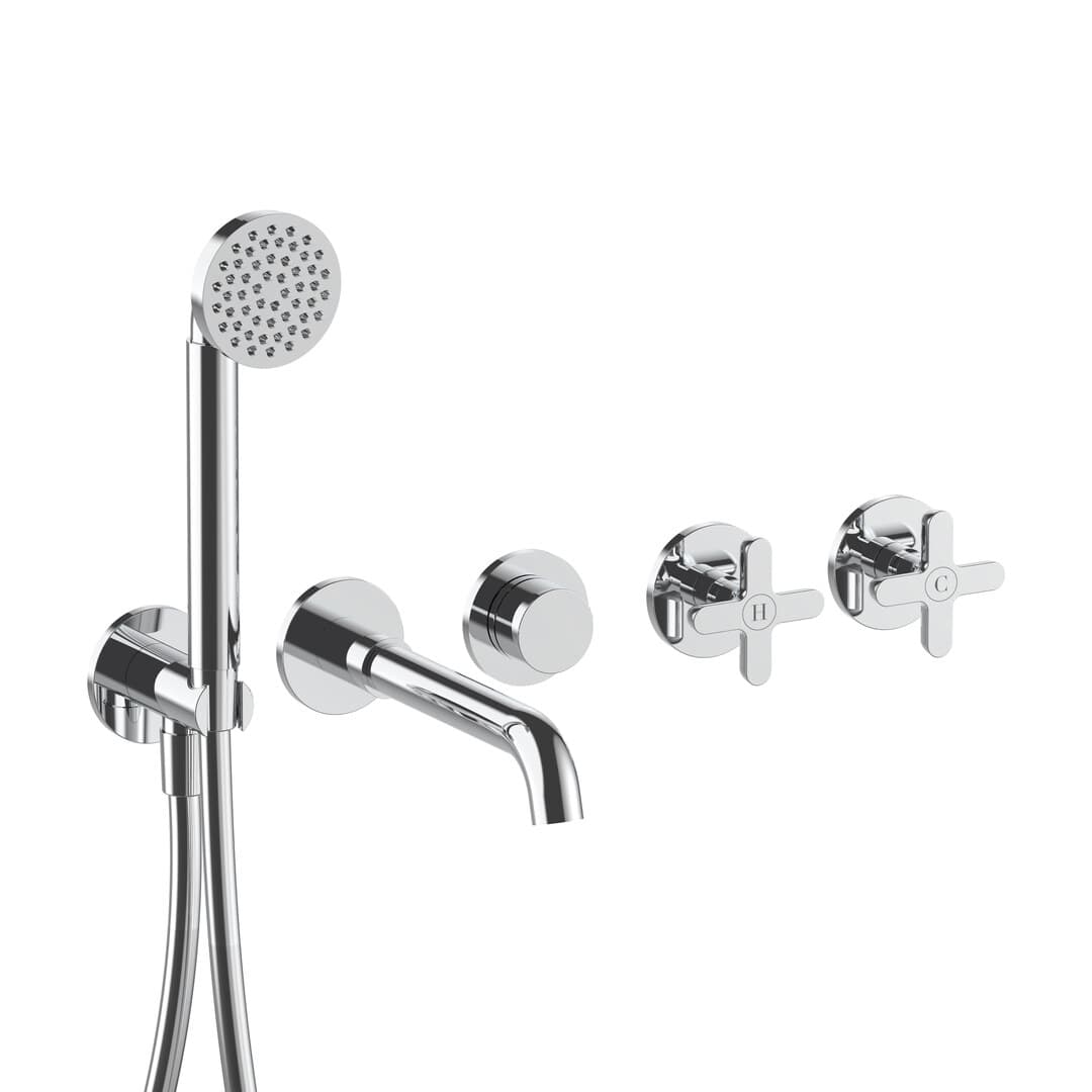 Fantini Icona Classic – Σετ Μπαταρίας Εντοιχισμού – Chrome (5302R019B4400R019A)