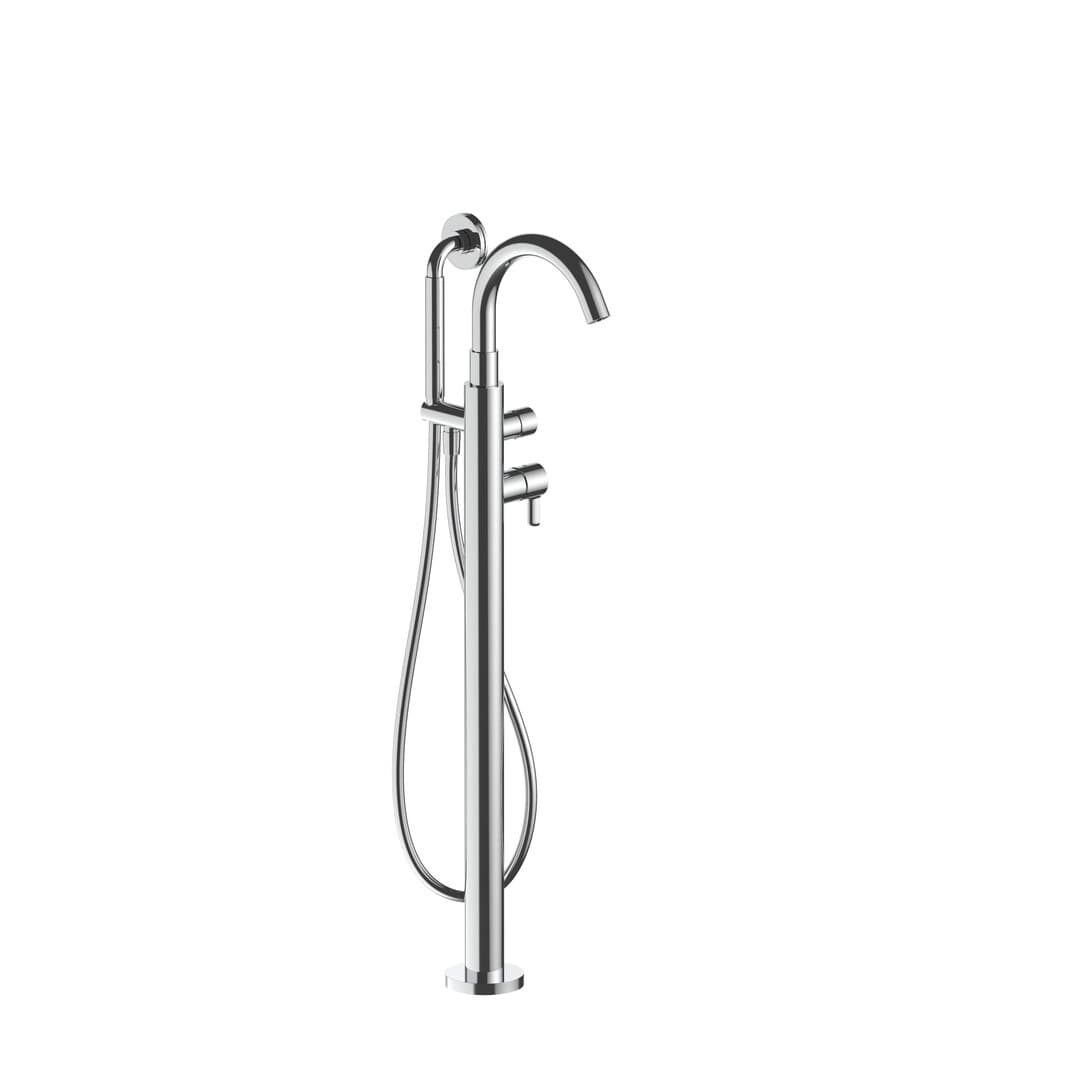 Fantini Icona Classic – Μπαταρία Λουτρού – Chrome (5302R080B4400R080A)