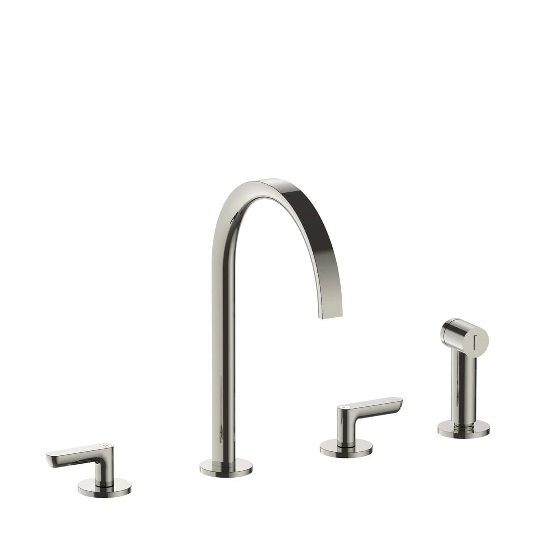 Fantini Icona Deco – Μπαταρία Κουζίνας – Polished Nickel PVD (53P1R151)