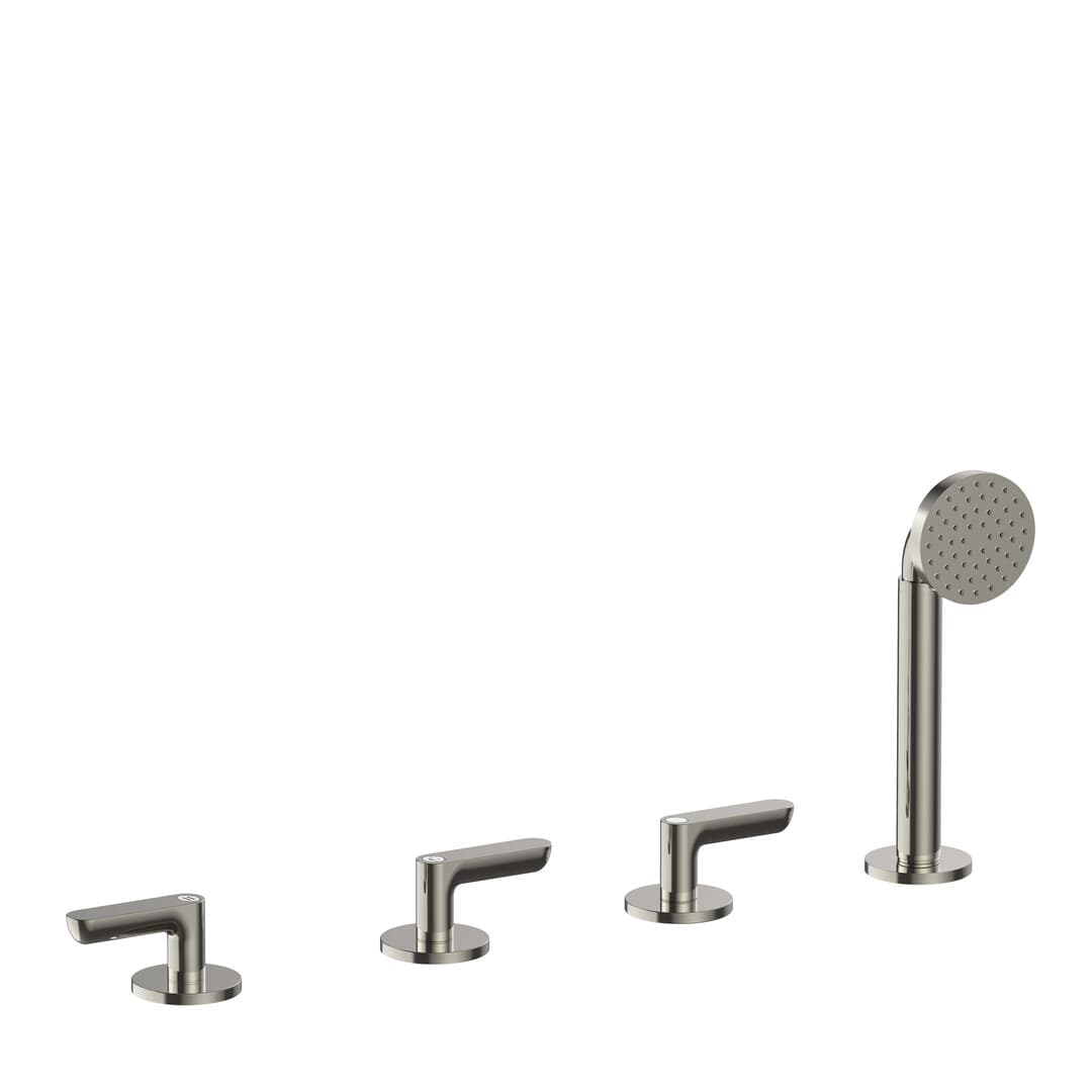 Fantini Icona Deco – Μπαταρία Μπανιέρας Πάγκου – Polished Nickel PVD (53P1R167)