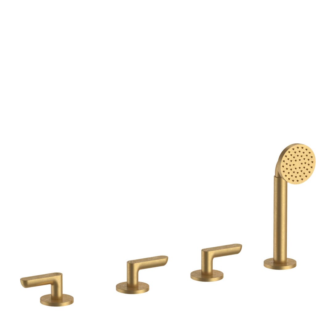 Fantini Icona Deco – Μπαταρία Μπανιέρας Πάγκου – Pure Brass PVD (53Q7R167)