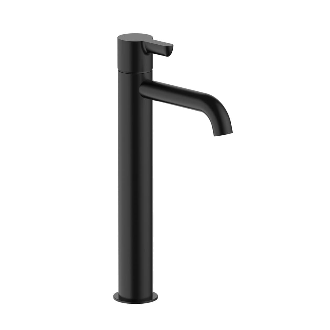 Fantini Icona Classic – Μπαταρία Νιπτήρα Ψηλή – Matt Black (5313R406WF)