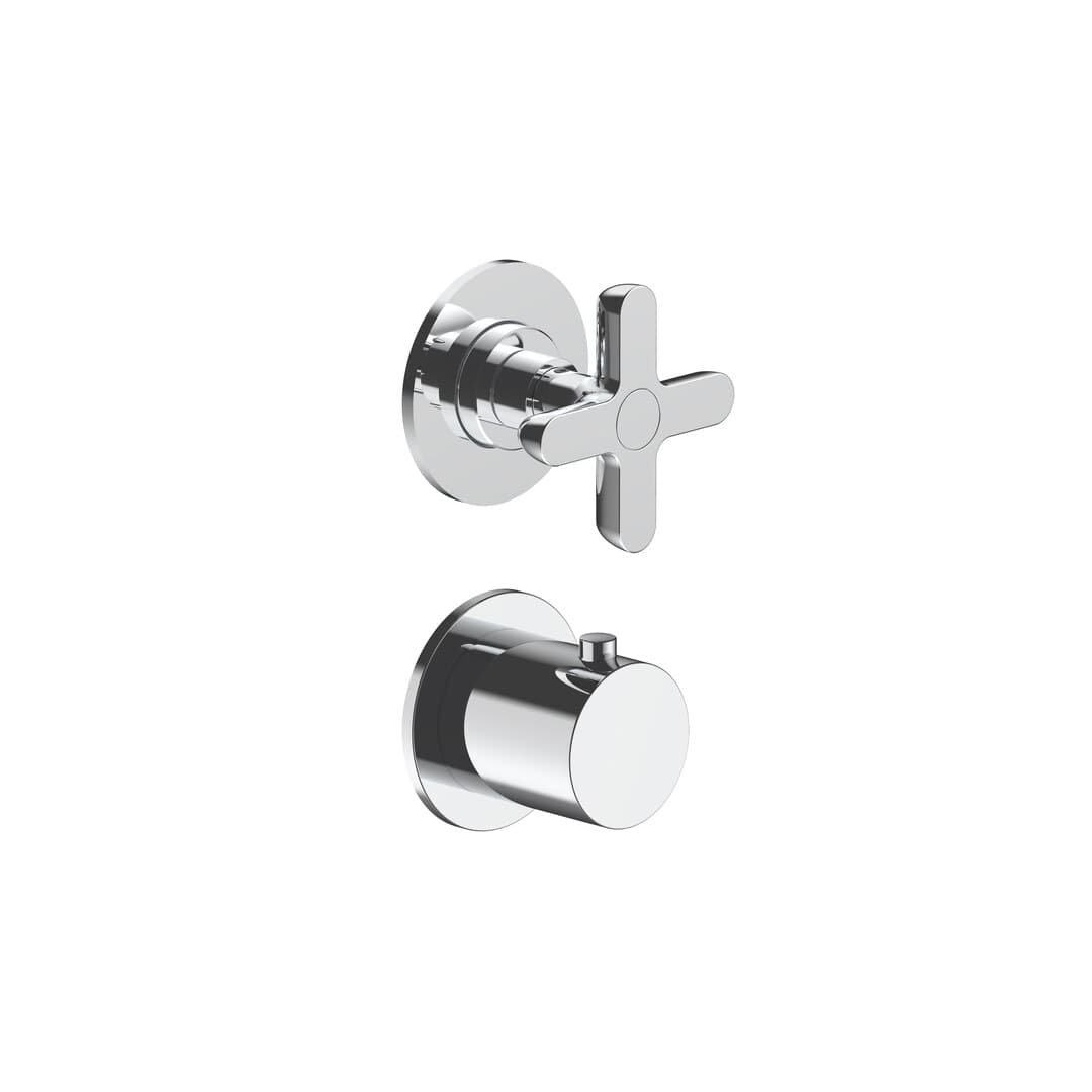 Fantini Icona Classic – Σετ Μπαταρίας Εντοιχισμού – Chrome (5302R423B4400M523A)