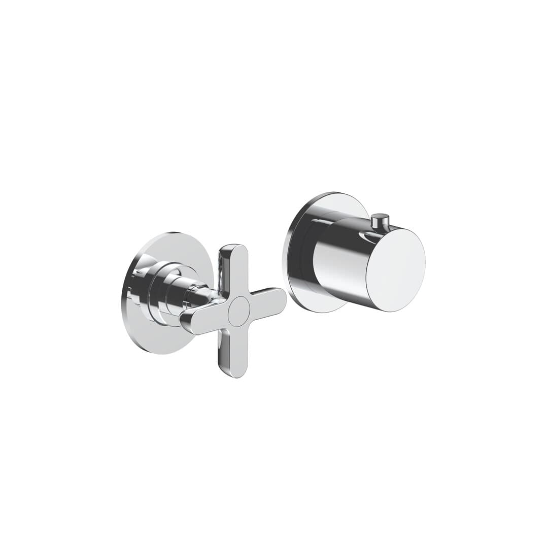 Fantini Icona Classic – Σετ Μπαταρίας Εντοιχισμού – Chrome (5302R423B4400M623A)