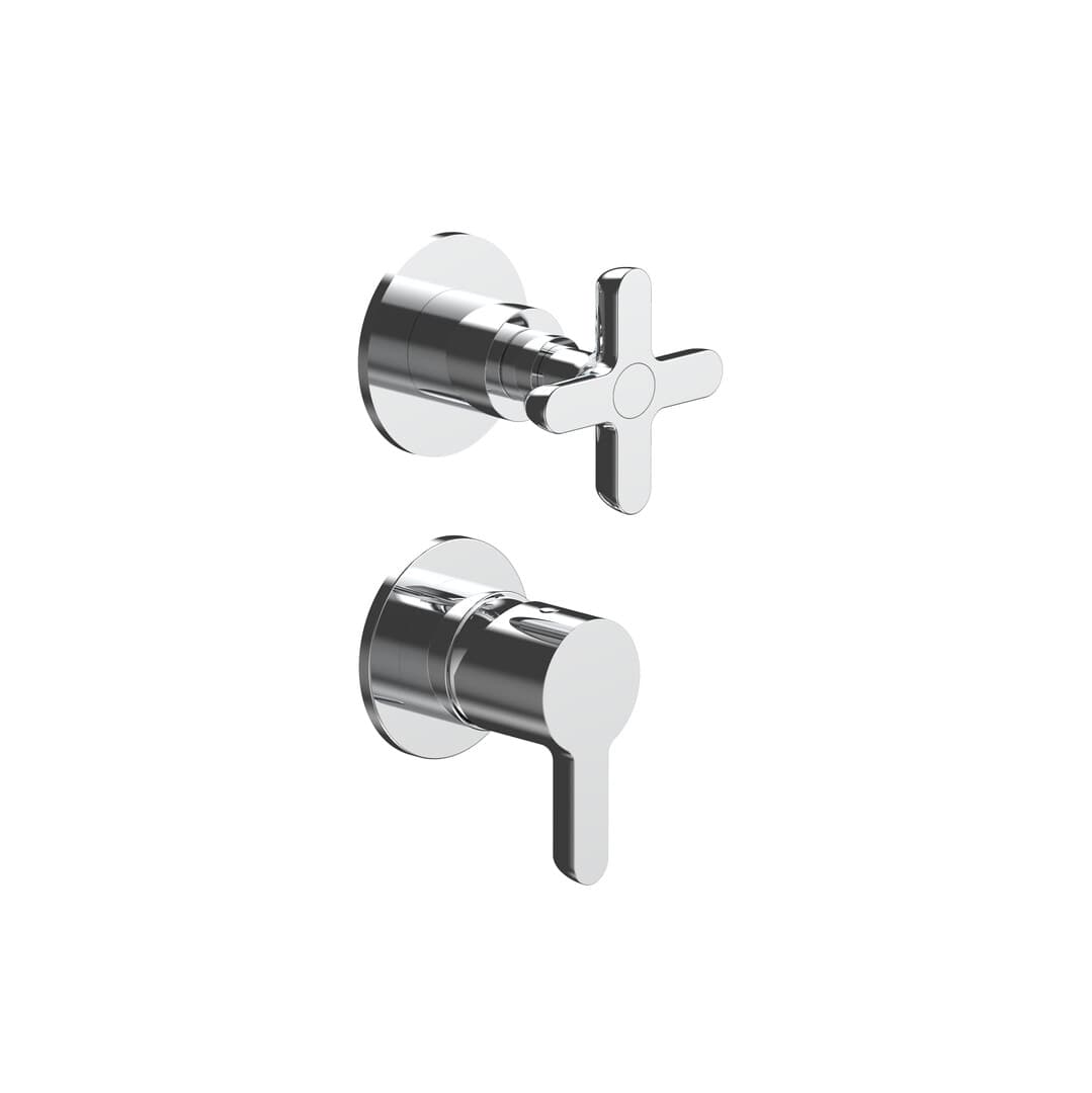 Fantini Icona Classic – Σετ Μπαταρίας Εντοιχισμού – Chrome (5302R485B4400M585A)