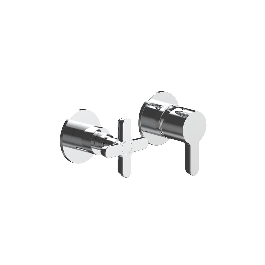 Fantini Icona Classic – Σετ Μπαταρίας Εντοιχισμού – Chrome (5302R487B4400M687A)