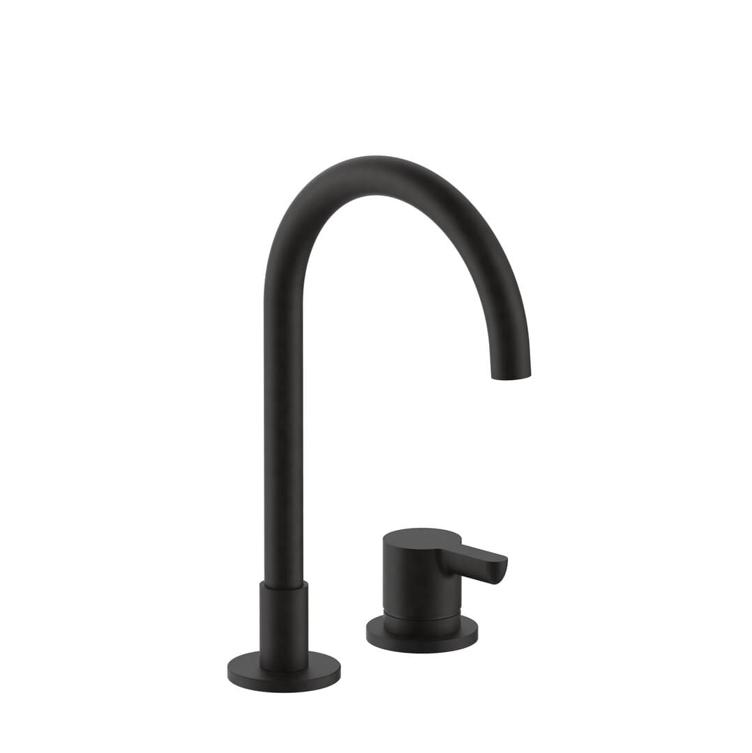 Fantini Icona Classic – Μπαταρία Νιπτήρα – Deep Black PVD (53S1R504W)