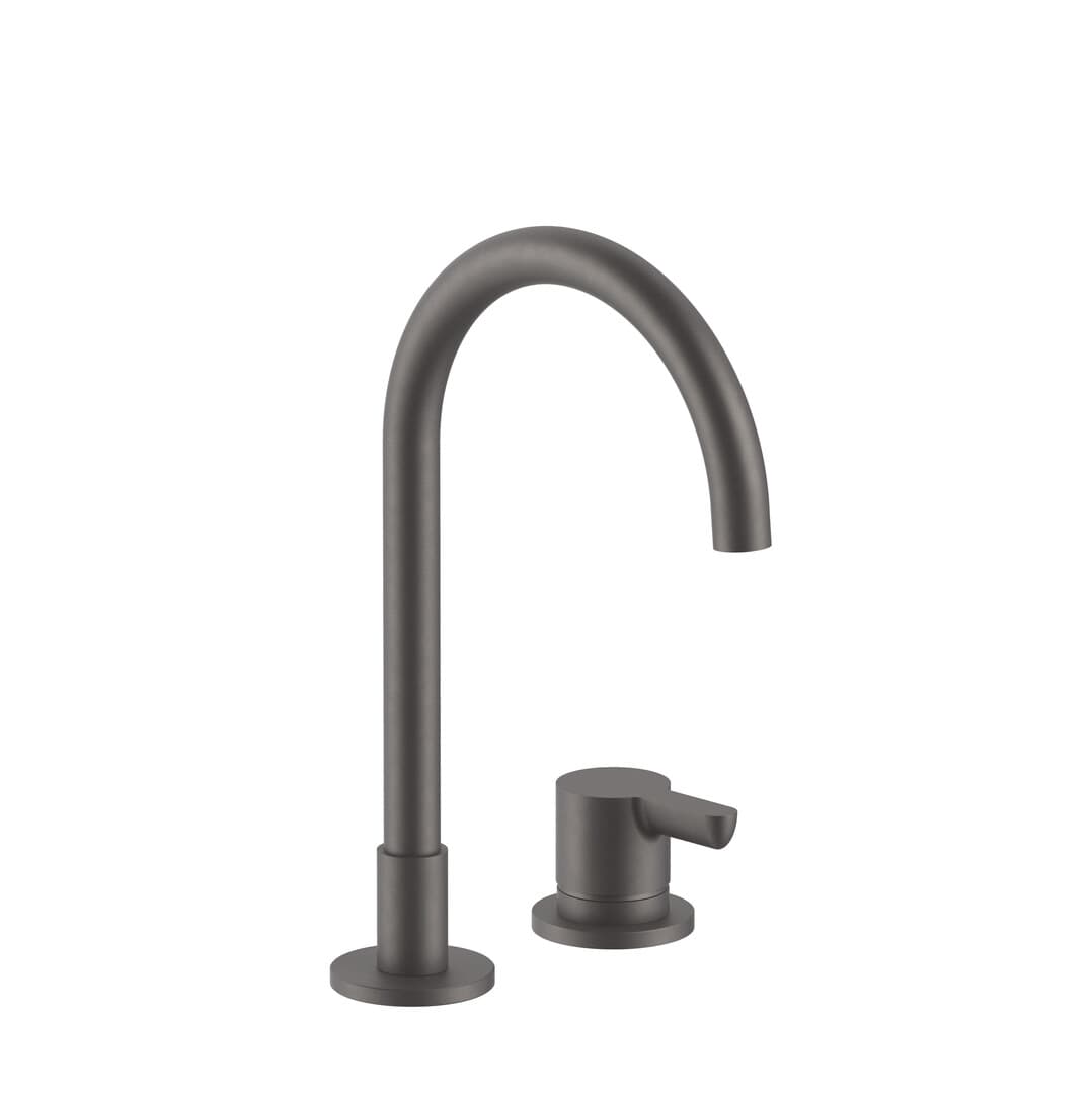 Fantini Icona Classic – Μπαταρία Νιπτήρα – Matt Gun Metal PVD (53P5R504W)